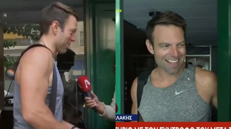 «Καρτέρı» ρεπόρτερ έξω από το σπίτι του Κασσελάκη: Γύρισε από το γυμναστήριο και… τους ρώτησε αν πήραν νερό ή καφέ