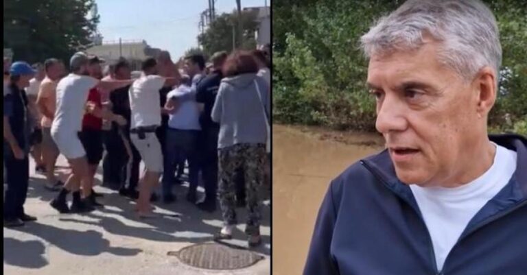 Εξαγριωμένος κόσμος στην Καρδίτσα επιτέθηκε στον Κώστα Αγοραστό