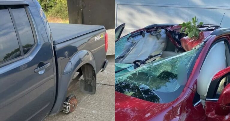 Ήταν γραφτό της μοίρας της: Νεκρή από το πουθενά οδηγός, λάστιχο αγροτικού καρφώθηκε ξαφνικά στο αμάξι της