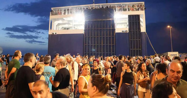 Blue Horizon: Διαμαρτυρία στο λιμάνι του Ηρακλείου για τη δολοφονiα του 36χρονου