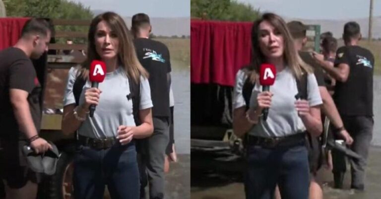 «Είναι καλό να βουτάμε στη λάσπη»: Η Τατιάνα έκανε πρεμιέρα από τις πλημμύρες, αλλά όλοι κοιτούσαν τα πόδια της