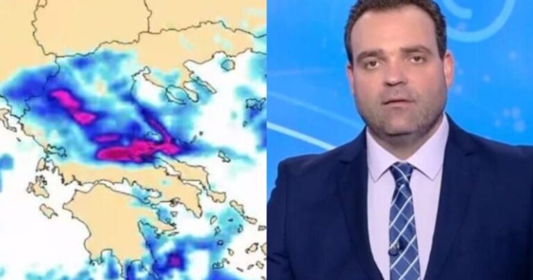 Επιμένει ο Κλέαρχος Μαρουσάκης και είπε αυτό που τρέμoυμε όλοι: Πότε έρχεται η ισχυρή κακοκαιρία διαρκείας – Που θα «χτυπńσει»