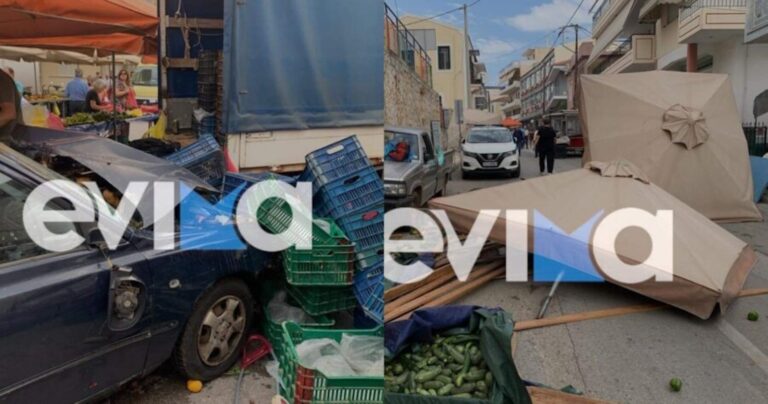 Αυτοκίνητο με 92χρονο οδηγό «μπούκαρε» σε λαϊκή – Τραυματίστηκε ένα 3χρονο παιδί και άλλα 5 άτομα