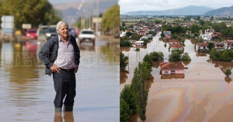 Κακοκαιρία Daniel: Ομαδική μήνυση κατοίκων της Φαρκαδόνας για τις πλημμύρες – «Έσπασαν επίτηδες το φράγμα του Ενιπέα»