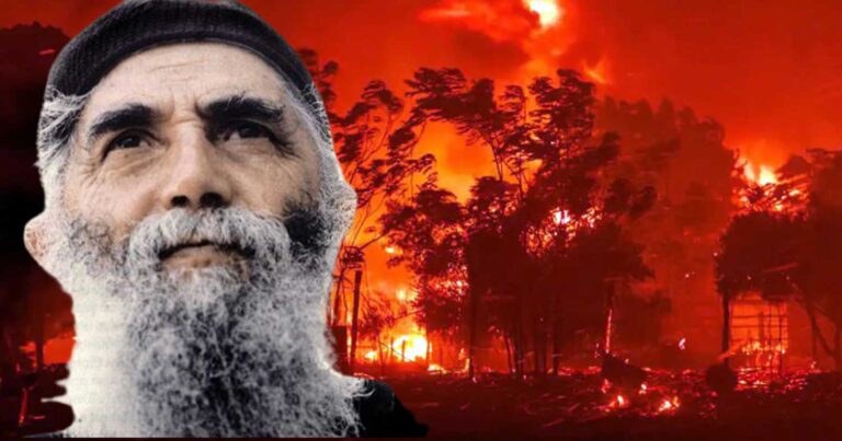 «Κάρφωμα» από προφητεία του Αγίου Παϊσίου για φωτιές: «Χέρι έσπρωχνε τις φλόγες, κάηκαν δάση και κοσμικό φρόνημα…»
