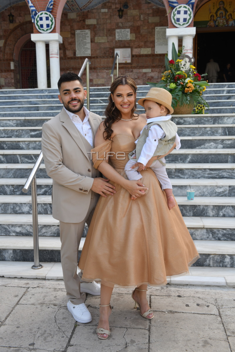 Λάουρα Νάργες-Χρήστος Σαντικάι: Οι πρώτες εικόνες από τη βάπτιση του γιου τους 5 laoura