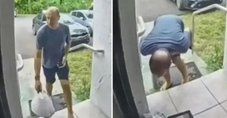 Ντελιβεράς φτύνεı το φαγητό πριν το παραδώσει σε μητέρα και 13χρονο, αλλά τον πιάνουν οι κάμερες