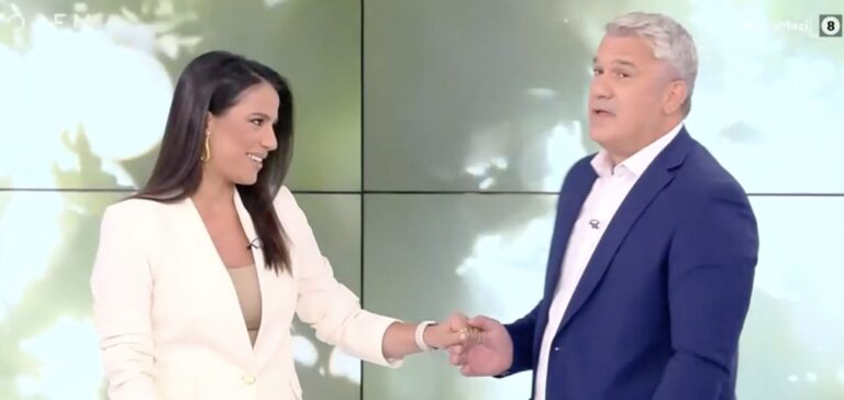 Τώρα Μαζί: Ευλαμπία Ρέβη και Σπύρος Χαριτάτος έκαναν πρεμιέρα στο Open – «Σε ευχαριστώ γιατί στους τίτλους είναι μπροστά το όνομά μου»