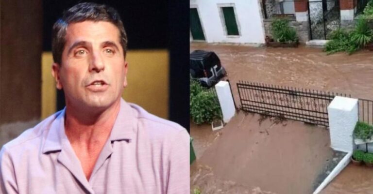 Σε απόγνωση ο Θανάσης Βισκαδουράκης: «Το χωριό δεν υπάρχει – Καταστράφηκε το σπίτι και η επιχείρηση»