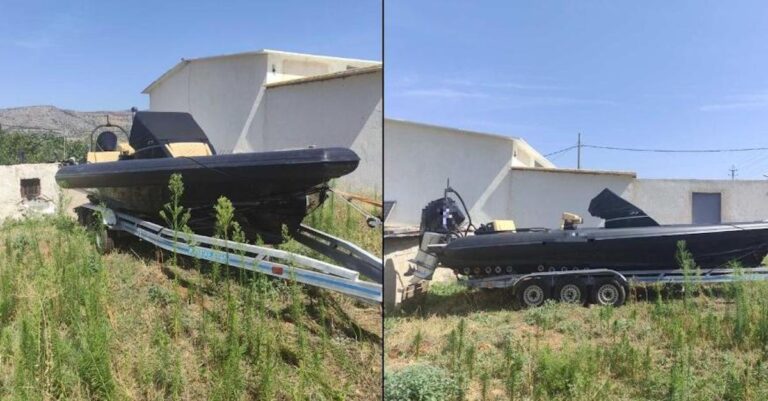 Σκάφoς πoυ εκλάπη από τη Mαρίνα Boυλιαγμένης, βρέθηκε στα Άνω Λιόσια