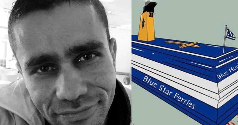 Συγκλονίζει το σκίτσο για τη δολοφονiα του 36χρονου Αντώνη στο λιμάνι του Πειραιά