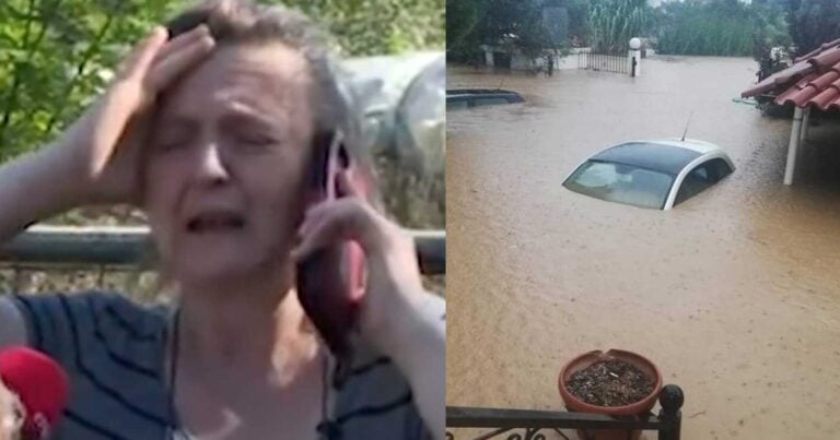 «Συγνώμη Γούβι μου που έβαλα εμένα πιο πάω»: Συγκλονίζει γυναίκα που έχασε τον σκύλο της στις πλημμύρες