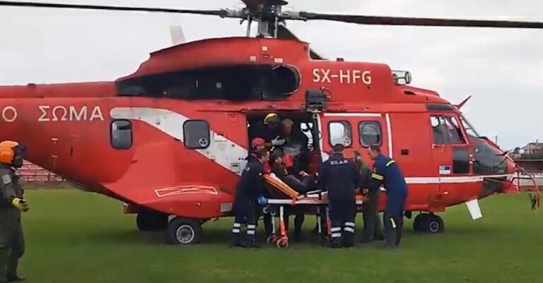Θεσσαλία: Διασώσεις με ιδιωτικά ελικόπτερα -Ακινητοποιημένα του Λιμενικού & τα super puma
