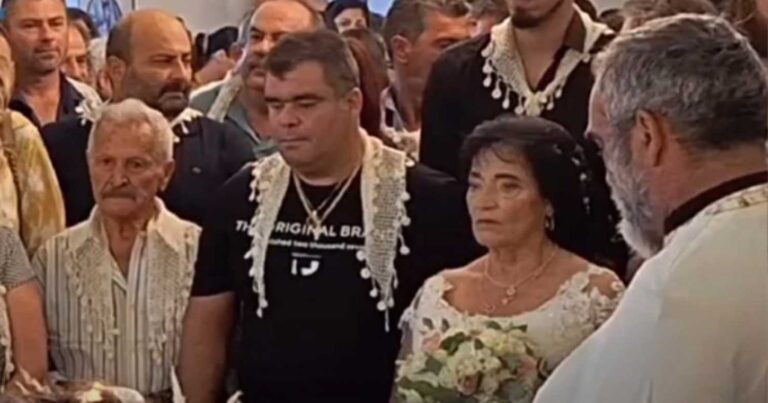 Κεραυνοβόλος έρωτας: Ο γάμος της χρονιάς με τους 112 κουμπάρους και τον 91χρονο πρωτοκούμπαρο