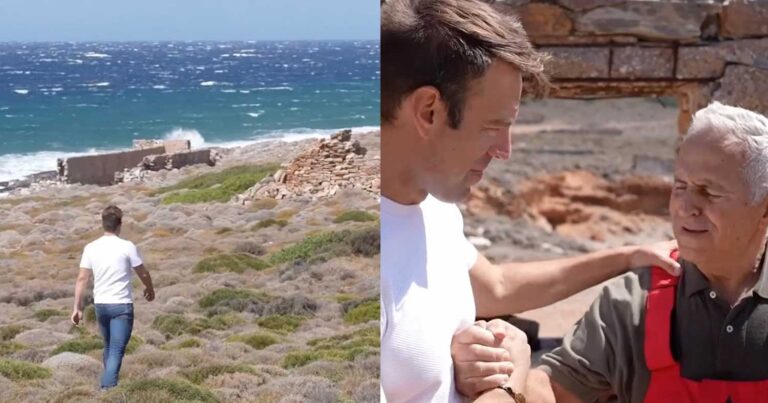 Κασσελάκης: Με τη βάρκα του Αποστολάκη στη Μακρόνησο – Το «μήνυμα» πίσω από το πλάνο στο βίντεο