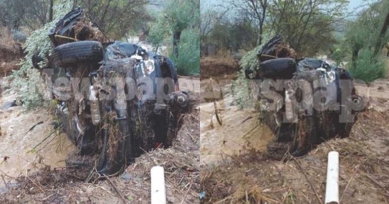 Βόλος: Έσωσαν παιδί μέσα από αυτοκίνητο που παρασύρθηκε από ρέμα – Αγνοείται ο πατέρας