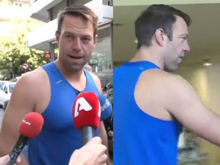 Έδειξε τα στιβαρά του μπράτσα: Με αμάνικο μπλουζάκι στο γυμναστήριο σήμερα ο Κασσελάκης  