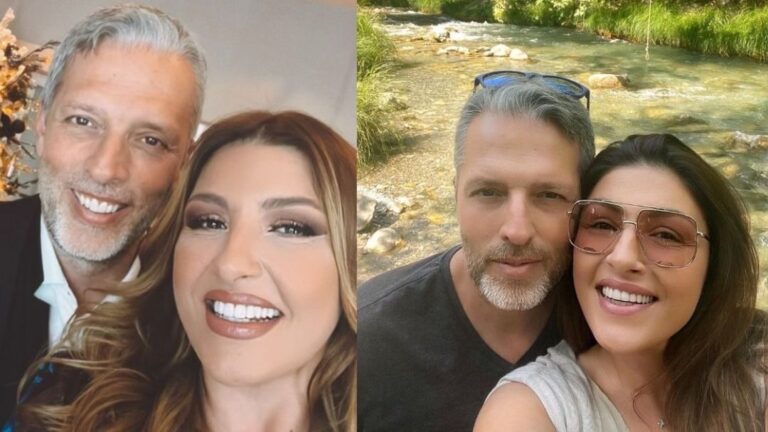 Την καμάρωνε όλη νύχτα: Περήφανος ο σύζυγος της Έλενας Παπαρίζου, τη θαύμαζε διακριτικά στη συναυλία της