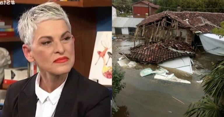 Τραγικές ώρες για Ελένη Ψυχούλη: «Όλο το χωριό μου βούλιαξε, Αυτή τη στιγμή πλησιάζει το καραβάκι να μας σώσει»