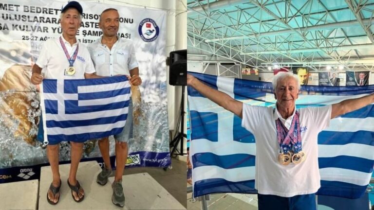 Βάζει κάτω και 20άρηδες: Ο 80χρονος Πέτρος Χαινάς κατέκτησε 6 μετάλλια σε διεθνείς αγώνες κολύμβησης