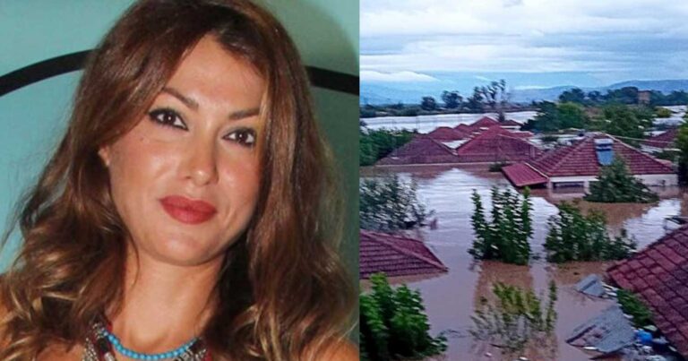 Ξεσπάσε η Κλέλια Ρένεση: «Μια Ελλάδα σε καταβύθιση, μια βυθισμένη πολιτεία στα λασπόνερα, αυτοί είμαστε»