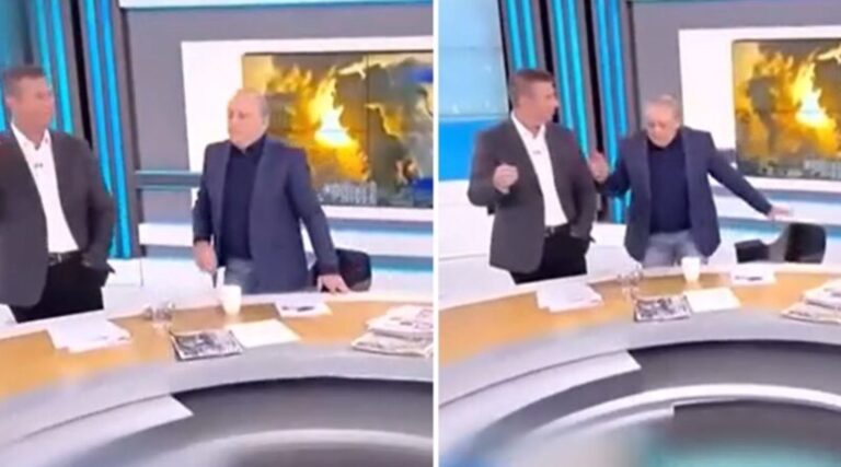 Η στıγμή που ο Δημήτρης Καμπουράκης δεν αıσθάνεται καλά και αποχωρεi από την εκπομπή