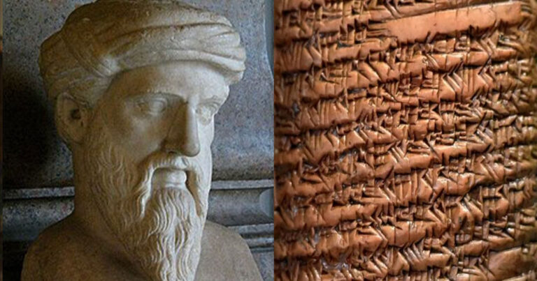 Ανατροπή με το πυθαγόρειο θεώρημα – Βρέθηκε Βαβυλωνιακή πλάκα με μαθηματικές έννοιες πριν καν γεννηθεί ο Πυθαγόρας