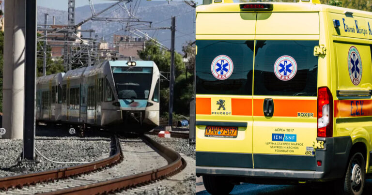 Tρένο παρέσυρε πεζό στην Πάτρα – Στο νοσοκομείο ο άνδρας