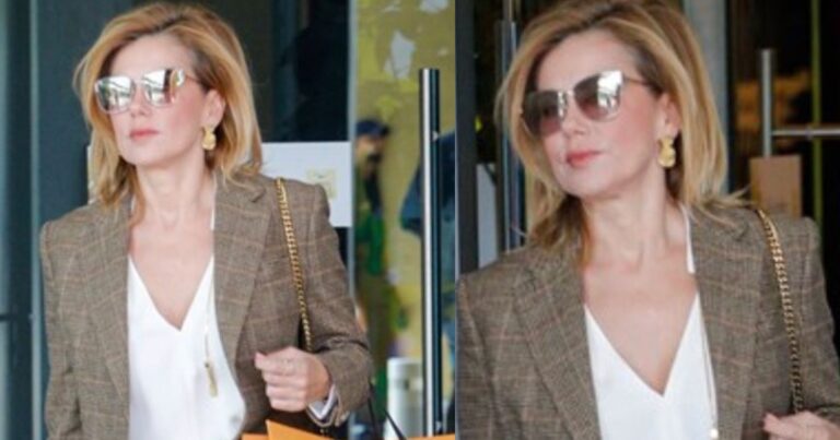 Σαν γαλαζοαiματη: H Ευγενία Μανωλίδου με πανάκρıβες γόβες σε εμπορικό κέντρο ντυμένη σαν σύγχρονη βασίλισσα  