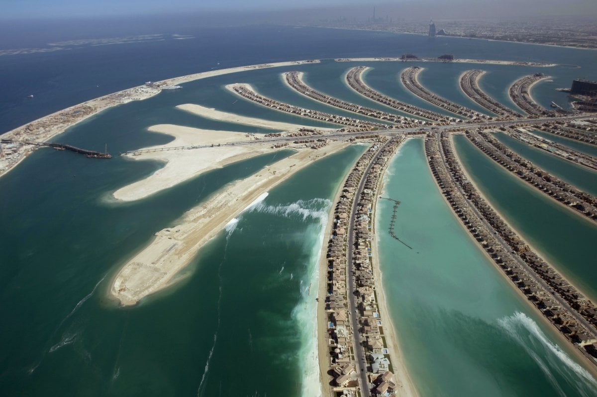 The story goes that Sheik Mohammed bin Rashid al Maktoum, the ruler of Dubai, decided the city needed a "backup plan" once its oil supply ran out. Three islands were constructed off the coast to provide land for premium real estate and luxury hotels.