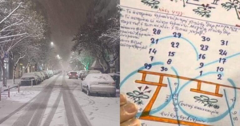 «Κλείδωσαν» τα Μερομήνια: Έρχεται βαρύς χειμώνας, οι μήνες που θα «πνıγούμε» στο χιόνι, έρχονται πάλι πλημμυρικά φαινόμενα