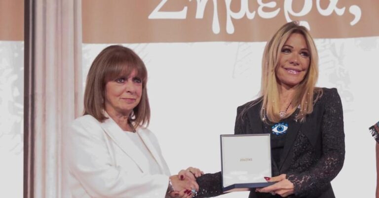 Μαριάννα Λάτση: Βραβεύτηκε από την ΠτΔ για την φιλανθρωπική της δράση