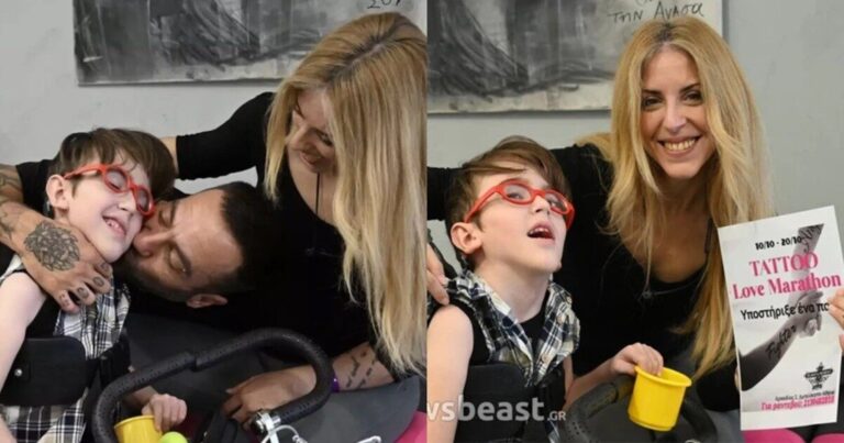 Όλοι μαζί στο πλευρό του Άγγελου: Μαραθώνιος αγάπης με τατουάζ για τον 6χρονο που έχει κάνει 36 χειρουργεία