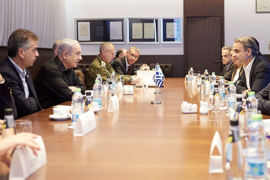 Κυριάκος Μητσοτάκης σε Μπέντζαμιν Νετανιάχου: «Θα συνεχίσουμε να στηρίζουμε το Ισραήλ» 3 mitsotakis-israel-7