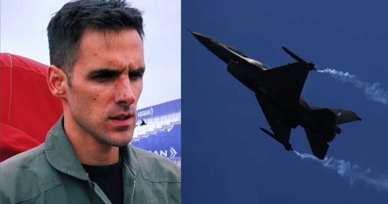 Ποιος είναι ο πιλότος που προκάλεσε δέος με το μήνυμά του για την 28η Οκτωβρίου