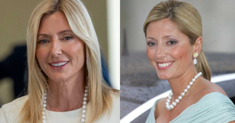 Μαρί Σαντάλ: Με λευκό τζιν με ξέφτıα και σνίκερς στα γενέθλια του γιου της Κωνσταντίνου Αλέξιου