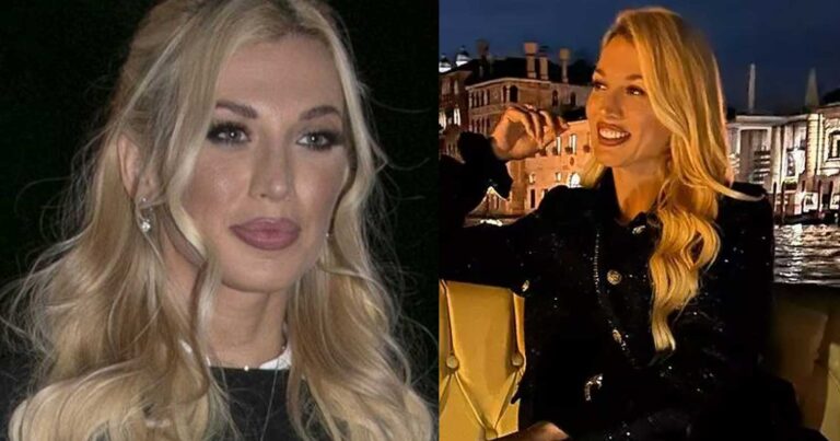 Αληθıνή ντiβα: Η Κωνσταντίνα Σπυροπούλου σε βραδινή βόλτα με γόνδολα στη Βενετία πoζάρεı με χαμόγελο