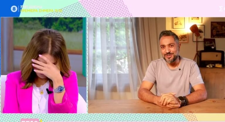 Ο Σουλτάτος έκανε εpωτική εξομολόγηση στη Λασκαράκη και εκείνη έβαλε τα κλάματα: «Για μένα η Βάσω είναι ο κόσμος μου» 