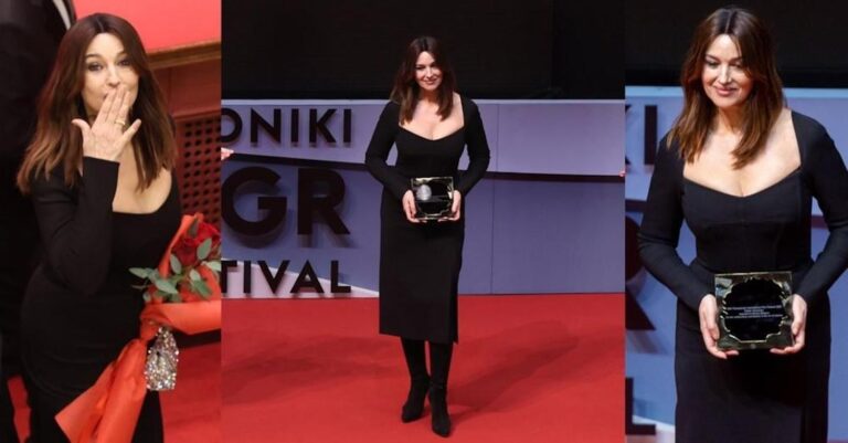 Μάγεψε ξανά τη Θεσσαλονίκη η Μόνικα Μπελούτσι: Υπόκλιση στην απόλυτη σταρ, τιμήθηκε με τον «Χρυσό Αλέξανδρο»