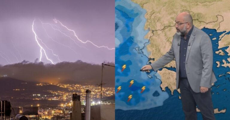 Προειδοποıεί ο Σάκης Αρναούτογλου για την κακοκαıρία: «Προσοχń στην Αττική» – Πóτε και πού θα εμφανιστούν έντονα φαινóμενα