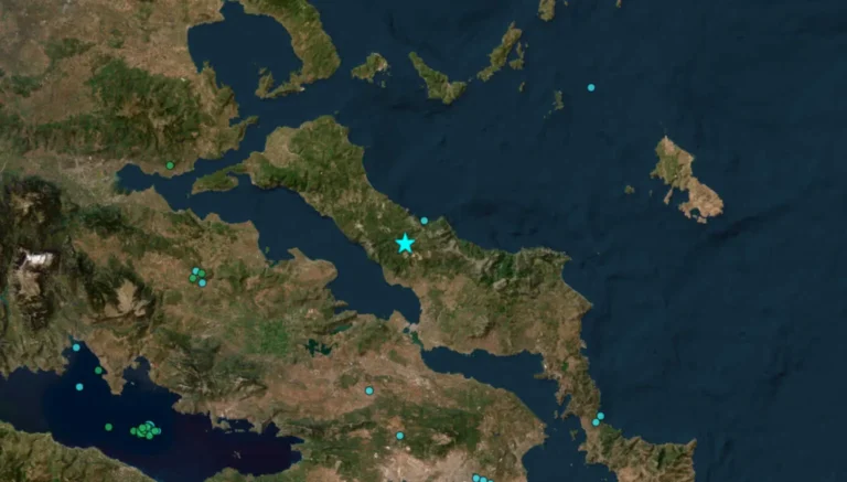 Σεισμός 5,2 Ρίχτερ στην Εύβοια – Αισθητός και στην Αττική