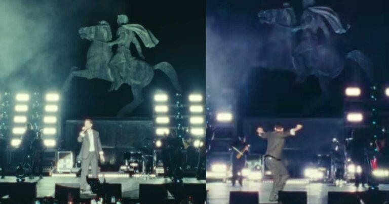 Βρόντnξε  ο τόπος με το ζεϊμπέκικο του Κωνσταντίνου Αργυρού κάτω από το άγαλμα του Μεγάλου Αλεξάνδρου στην Θεσσαλονίκη