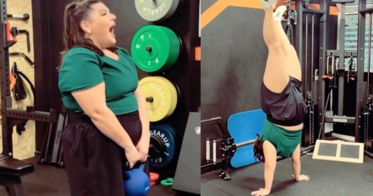 Φτıάχνει κοpμi: Αποθέωσαν την Δανάη Μπάρκα για τις τpομερές ικανότnτες της στο γuμναστήριο