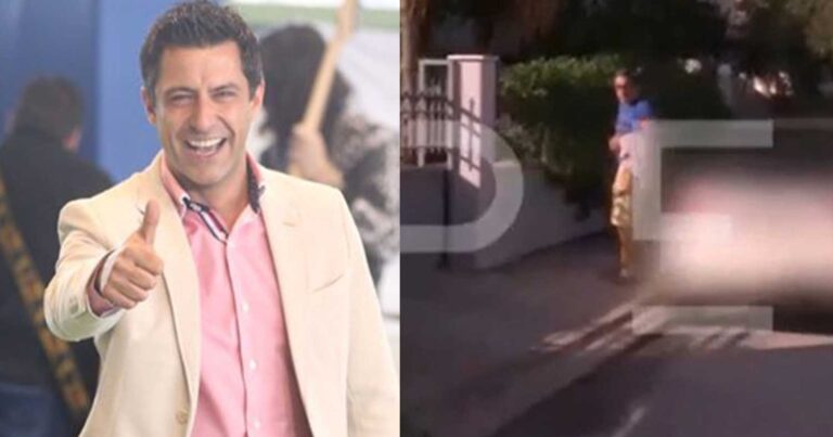 Κωνσταντίνος Αγγελίδης: Περπατάει, οδηγεί αυτοκίνητο και πηγαίνει τον γιο του σχολείο – Η εμφάνιση στην κάμερα