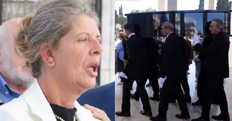 Κηδεία Σπύρου Φωκά: Συγκίνησε με τα λόγια της η σύζυγός του – «Έκλαψε πολύ για την Ελλάδα»