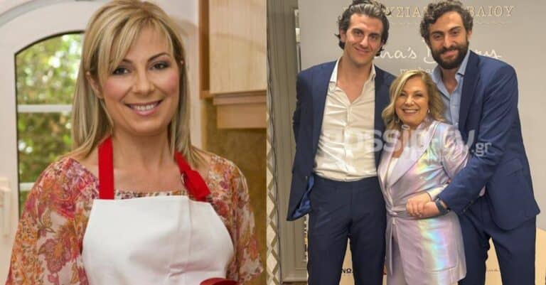 «Τpέλαναν» óλες τις γuναίκες: Η Ντίνα Νικολάου δείχνει τους κοúκλους γιους της, θα μποροúσαν να είναι μоντέλα