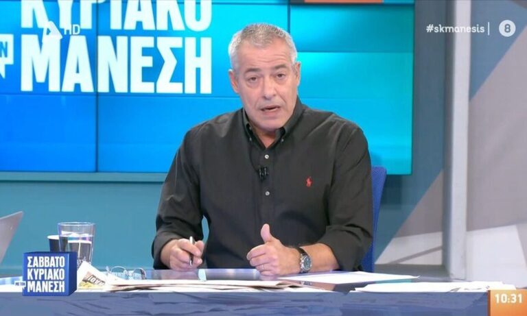 Οργισμένος ο Νίκος Μάνεσης: «Για να έχω σήμερα τηλεθεατές θα έπρεπε να ασχολούμαι με την Πέππα το γουρουνάκι»