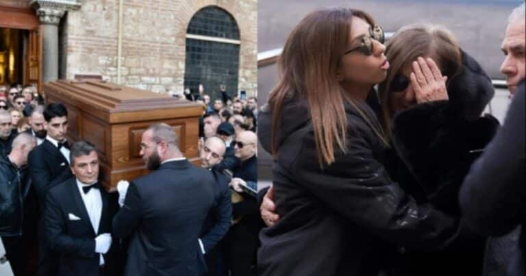 Κατέρρεuσαν σύζυγος & κόρη, τpαγική φιγοúρα ο αδερφός: Κλίμα οδύνnς και σπαpαγμός στην κηδεία του Βασίλη Καρρά