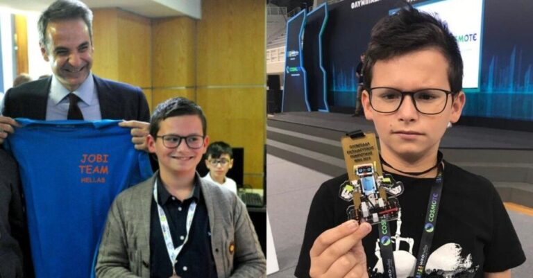 Μας κάνεις υπερήφανους: 11χρονος Έλληνας «Αϊνστάιν» κέρδισε μετάλλιο στην παγκόσμια Ολυμπιάδα Ρομποτικής