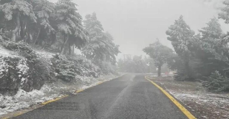 «Πάγος» η βόρεια Ελλάδα: Έως τους -8 βαθμούς η θερμοκρασία – Πρώτα χιόνια στην Πάρνηθα